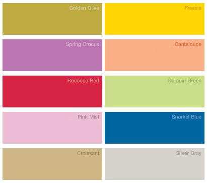 Culorile Pantone pentru primavara 2008