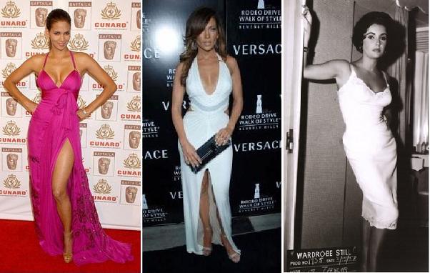 De la stanga la dreapta: Halle Berry, Jennifer Lopez, Elizabeth Taylor