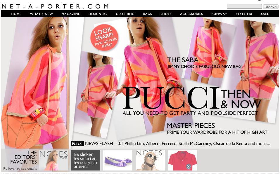 Pagina Net-a-Porter.com