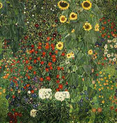 Gustave Klimt, Bauergarten mit Sonnenblumen, 1906