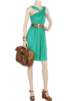 Mint Jodi Arnold Assymetric silk jersey dress