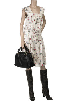 Anna Sui bouquet print dress