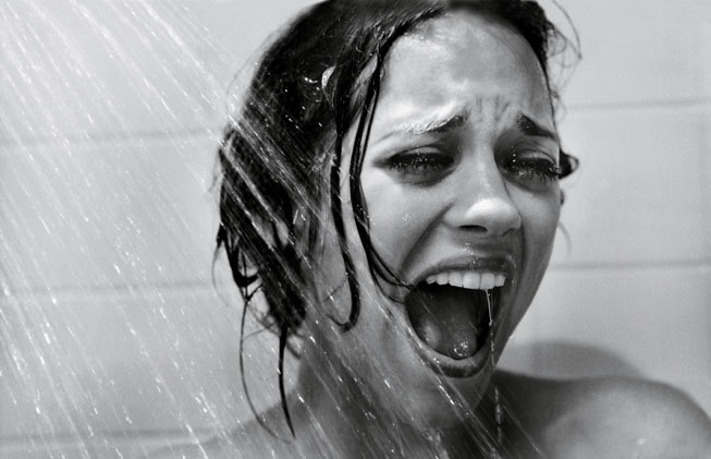 Marion Cotillard in “Psycho”