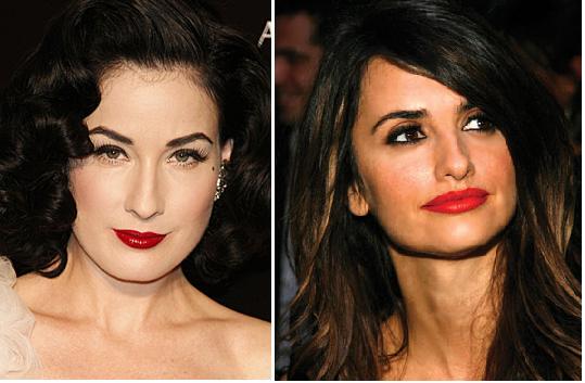 Dita von Teese, Penelope Cruz