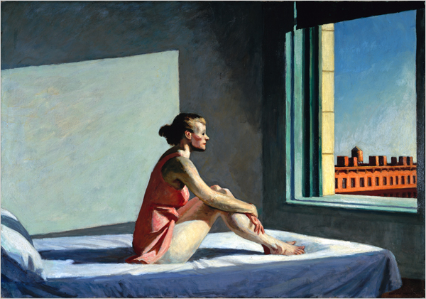 Morning Sun, pictat in 1952 de Edward Hopper