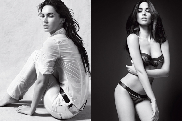 Megan Fox in campania Armani Underwear/ Armani Jeans spring 2010