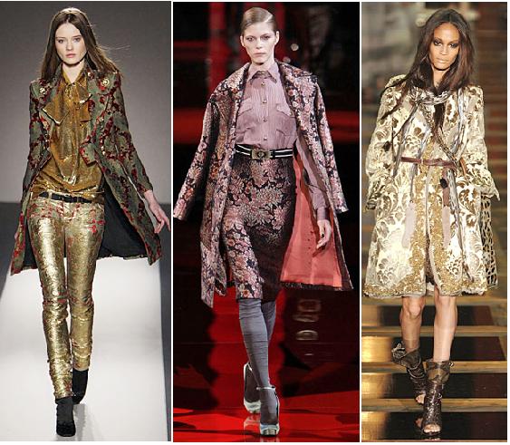 Balmain, Etro, Roberto Cavalli A/W 2010