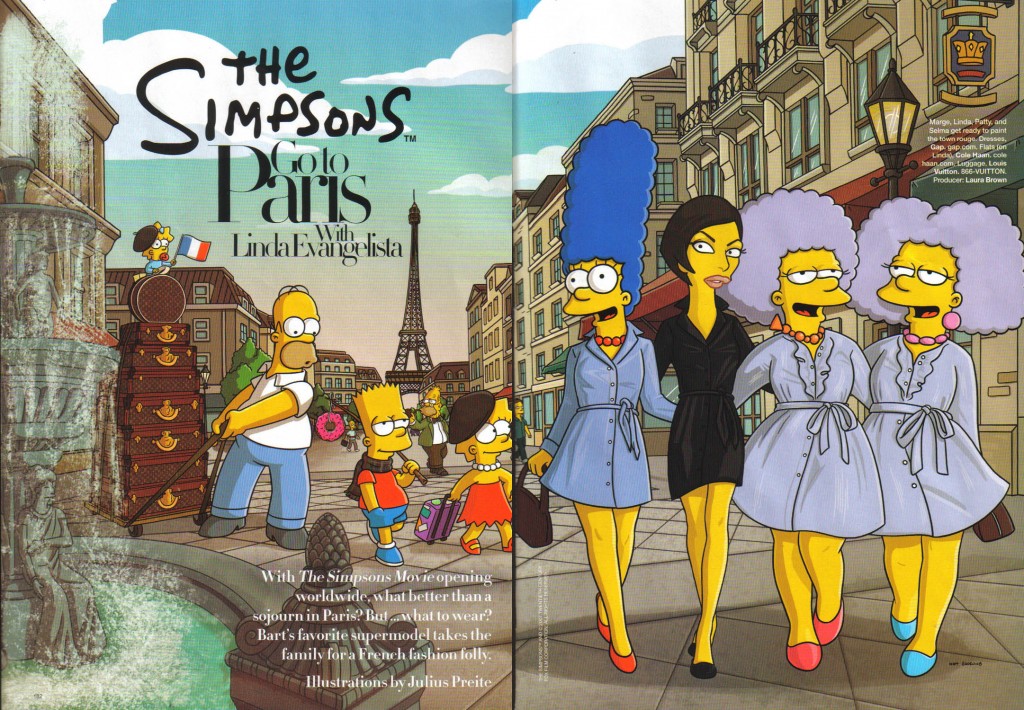 The Simpsons la Paris Fashion Week