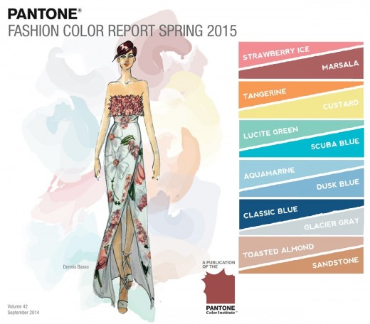 Culorile primaverii 2015: Pantone Fashion Color Report